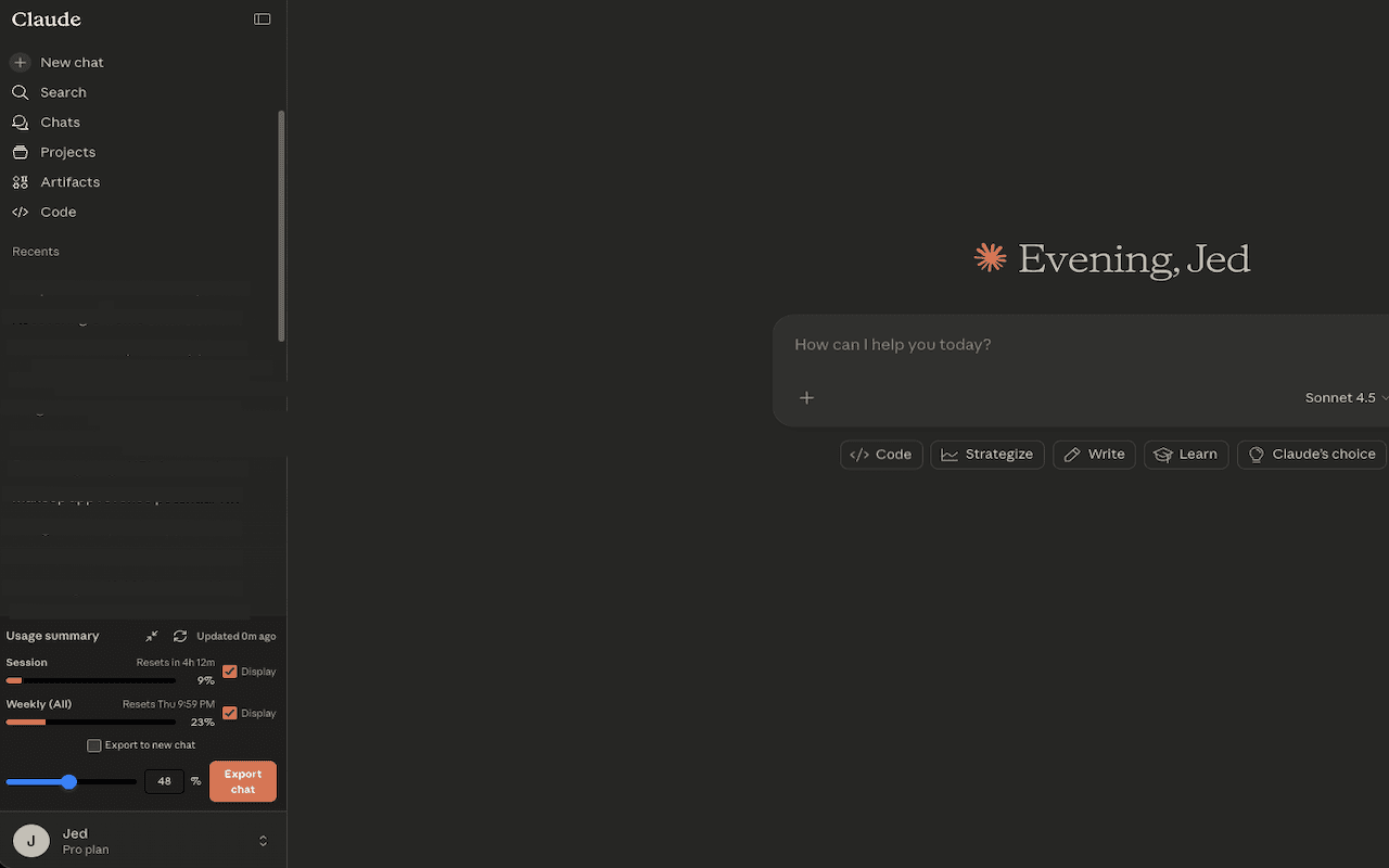 Export your conversation to Markdown